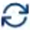 Icon of a curly arrow pointing right, and one under it pointing left.