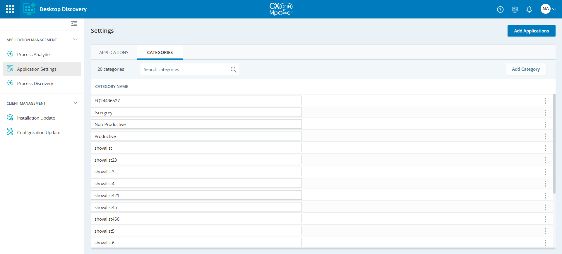 Image of Category page.