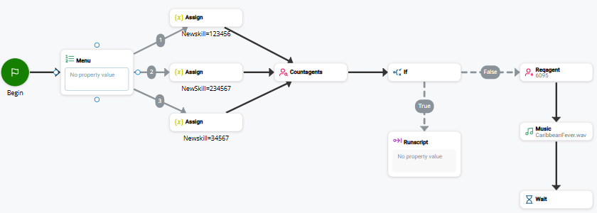 Image of a script that uses ASSIGN.