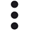 icon of three dots stacked vertically