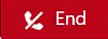 A red bar with the icon of a phone with a line through it and the words End Call