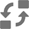 Icon of two arrows, one pointing up and one pointing down.