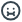 Icon of dark outline of a smiling face