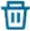 Icon of a trash can.