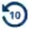 Icon of the number ten with an arrow going around it counter clockwise.