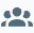 icon of three people.
