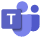 the Microsoft Teams icon: icons of people with the letter T.