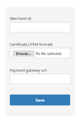 The Apple Pay Account, where you can configure Digital Experience to accept Apply Pay payments.
