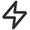 icon, a lightning bolt.