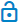 Icon of an unlocked padlock.