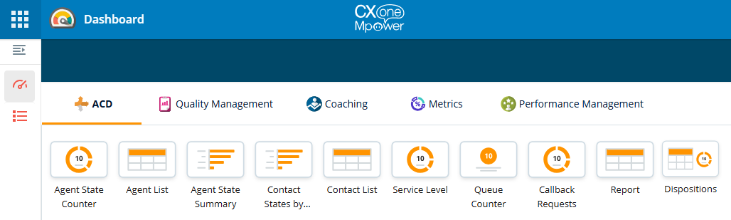 Image of the Dashboard application
