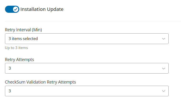 Configuration Update