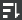 Icon of three bars, with the longest one at the top.