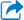 Icon of a box with a blue arrow pointing out.