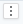 Icon of three stacked dots.