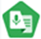 Icon of a pentagon with a microphone and a piece of lined paper in it.