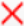 A large red X. Click to deactivate a script. 