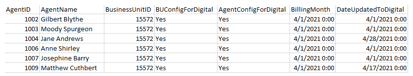 Voice Agent Set für den digitalen Daten Download Report