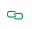 Groen linkpictogram.