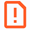 pictogram van een oranje uitroepteken in een document.
