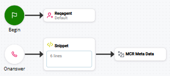 Afbeelding van een script dat MCR-metadata gebruikt.
